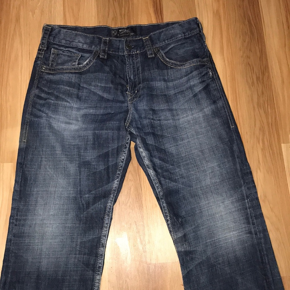 Silver jeans